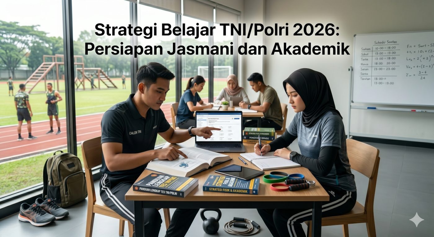 Strategi Belajar TNI/Polri 2026: Persiapan Jasmani dan Akademik