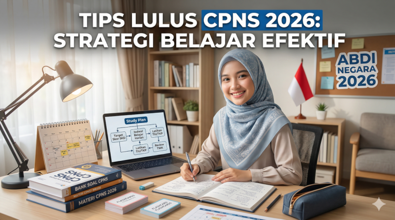 Tips Lulus CPNS 2026: Strategi Belajar Efektif