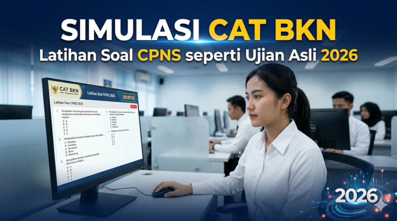 Simulasi CAT BKN: Latihan Soal CPNS seperti Ujian Asli 2026
